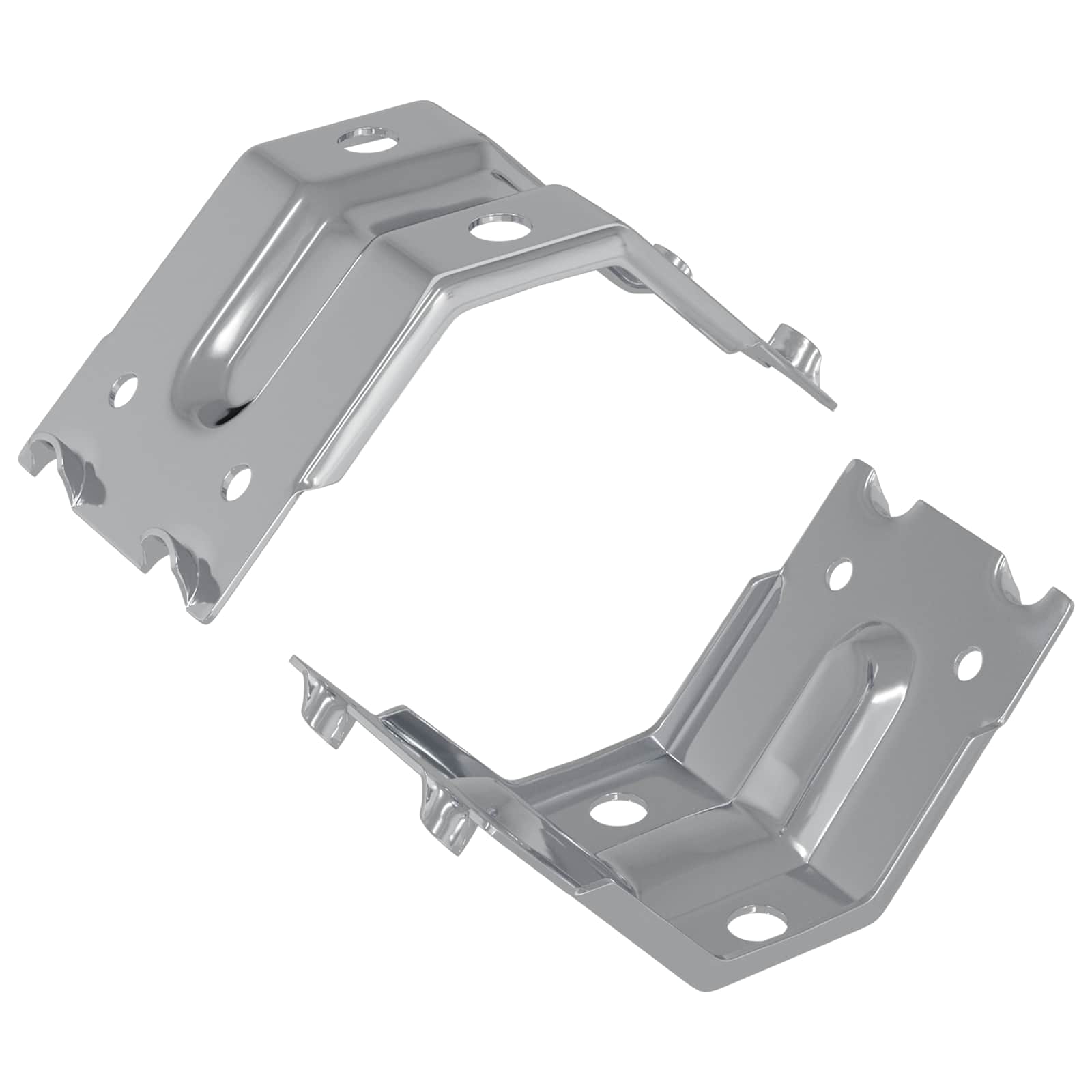 Halterung 2 Zink-beschichtet 106 x 55 x 1,5mm Stahl