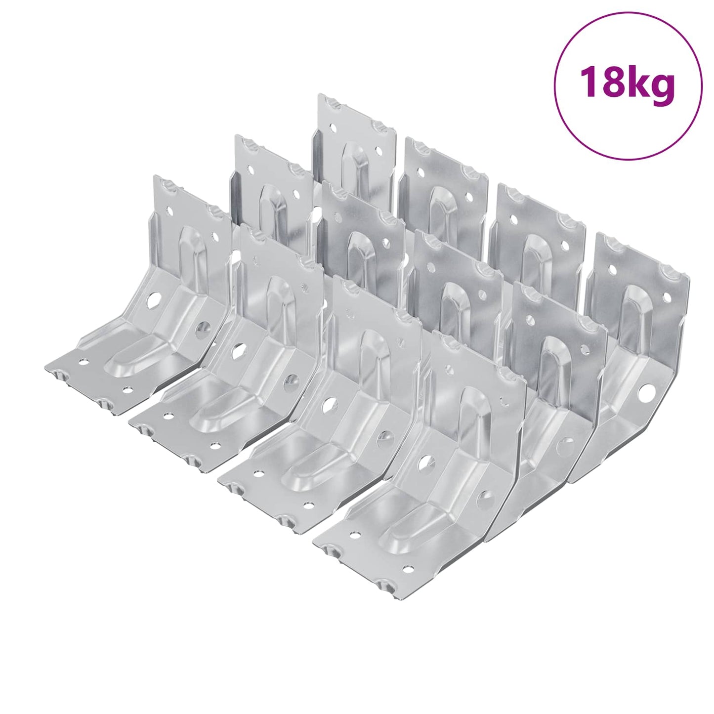 Halterung 212 Zink-beschichtet 106 x 55 x 1,5mm Stahl