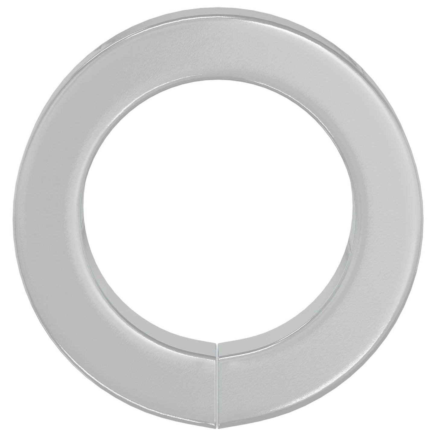 Federunterlage 2 Stk. Weiß 13 x 1 mm Eisen