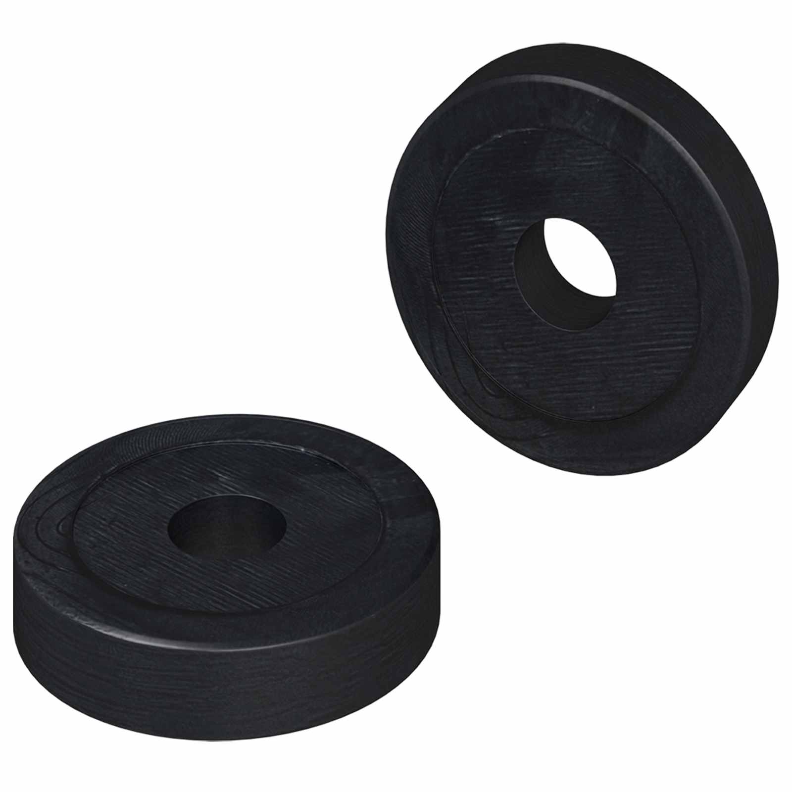 geeignet für Flachscheiben 2 Stk. Schwarz ∅15 x 3 mm