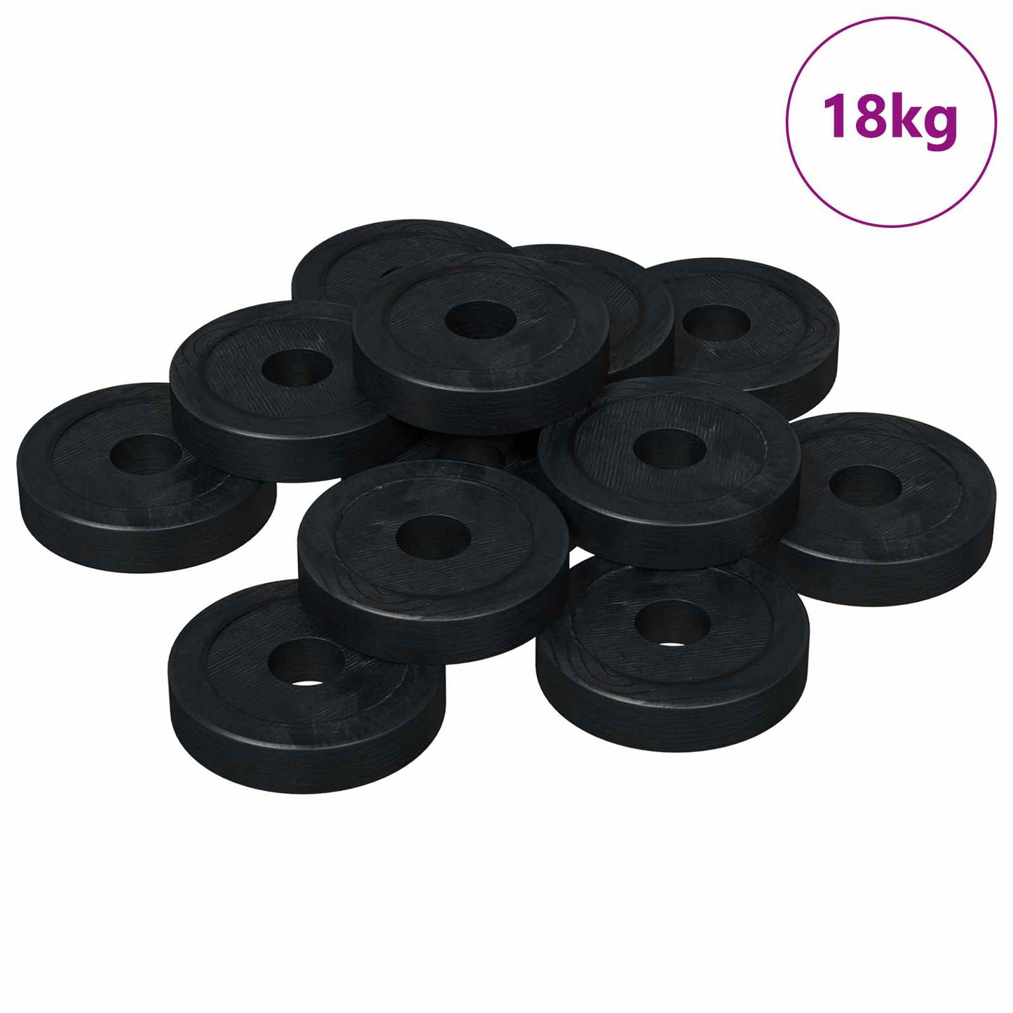 geeignet für Flachscheiben 36000 stk. Schwarz ∅15 x 3 mm