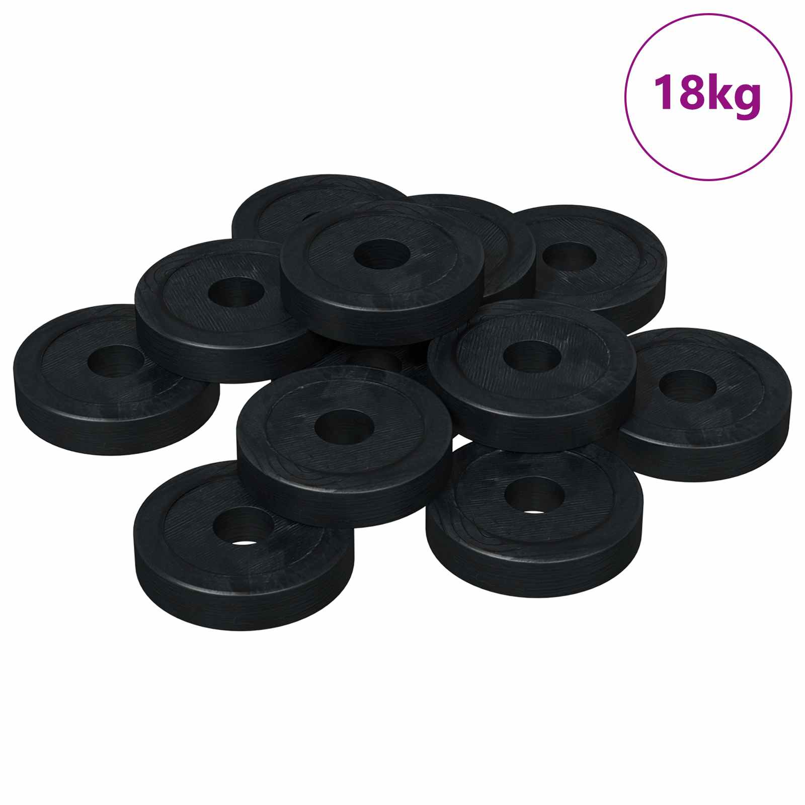 geeignet für Flachscheiben 36000 stk. Schwarz ∅15 x 3 mm
