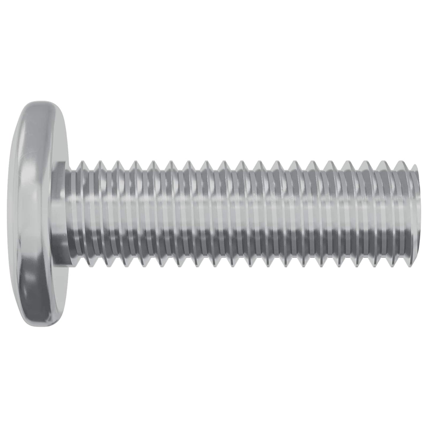 Schraube 12 Stk. Silber 8 x 25 mm Stahl