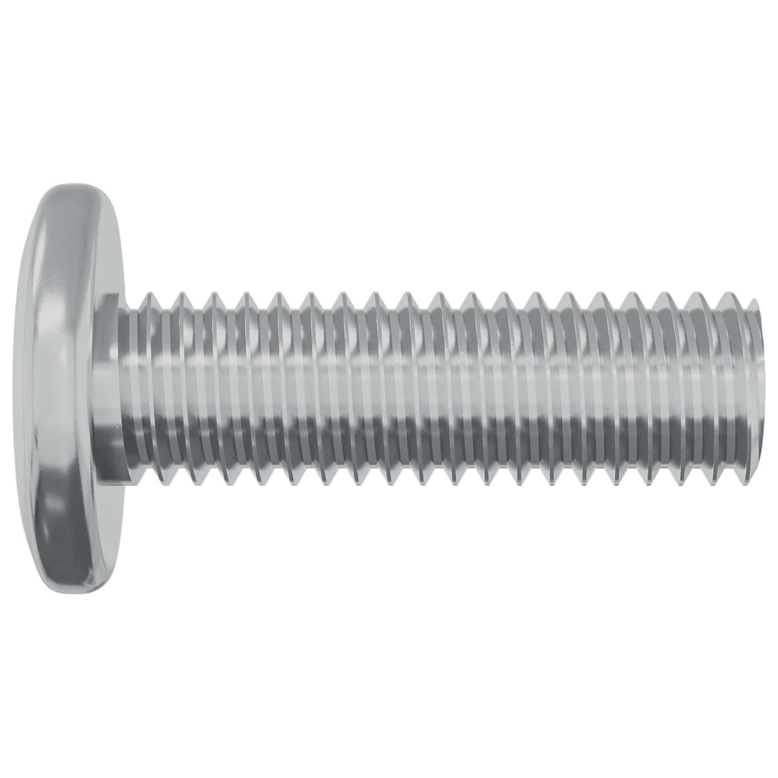 Schraube 12 Stk. Silber 8 x 25 mm Stahl
