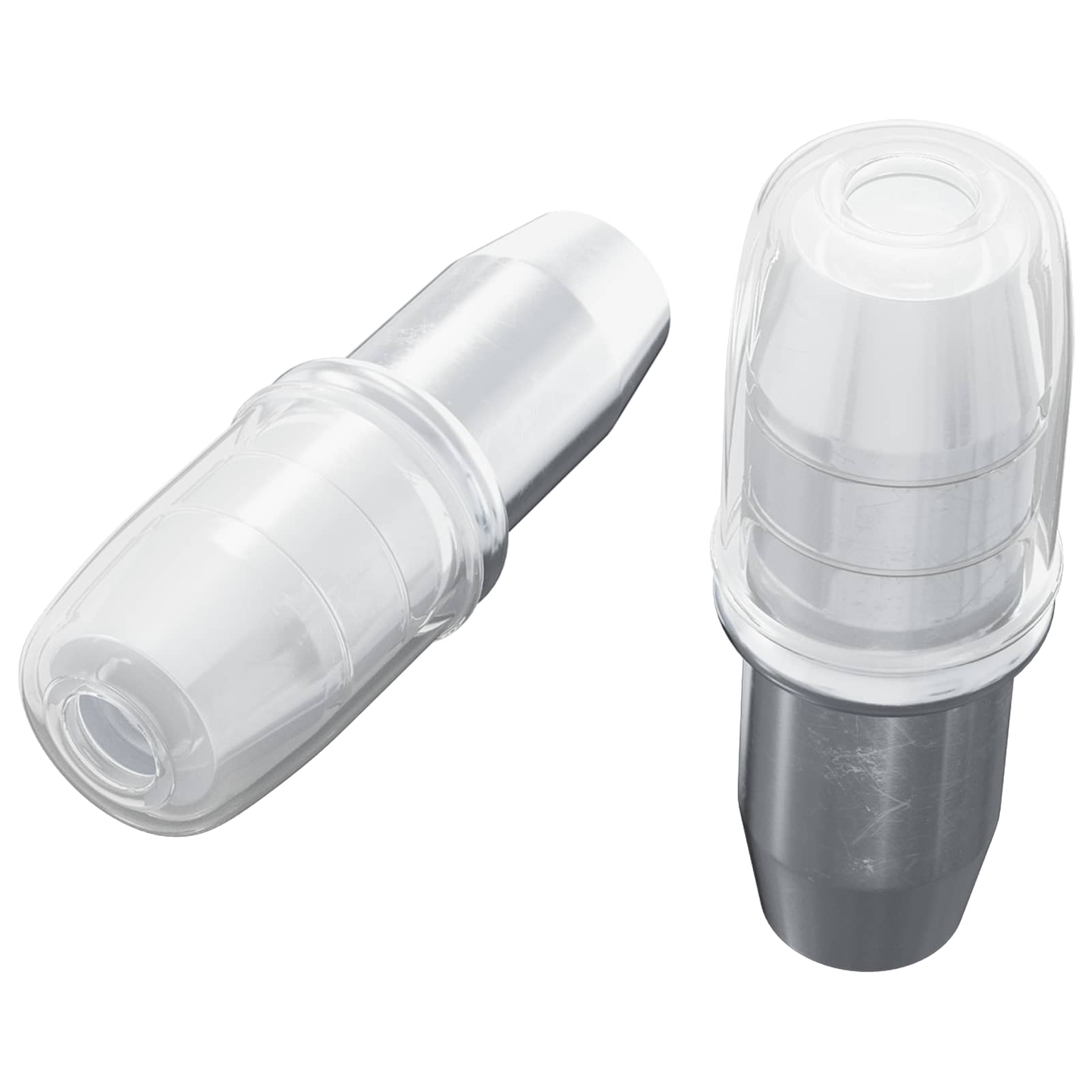 Regalstecker 2 Silber 7 x 16 mm Eisen