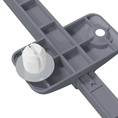Sanftschließer 1161 stk. Grau 125 x 47 x 15 mm PP