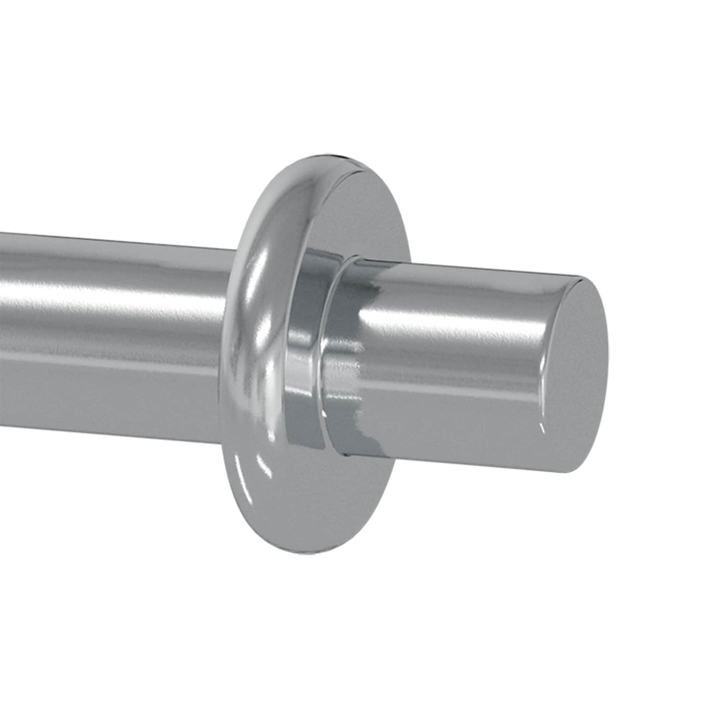 Regalstecker 2 Stk. Silber 8,6 x 8,6 x 14,6 mm Stahl
