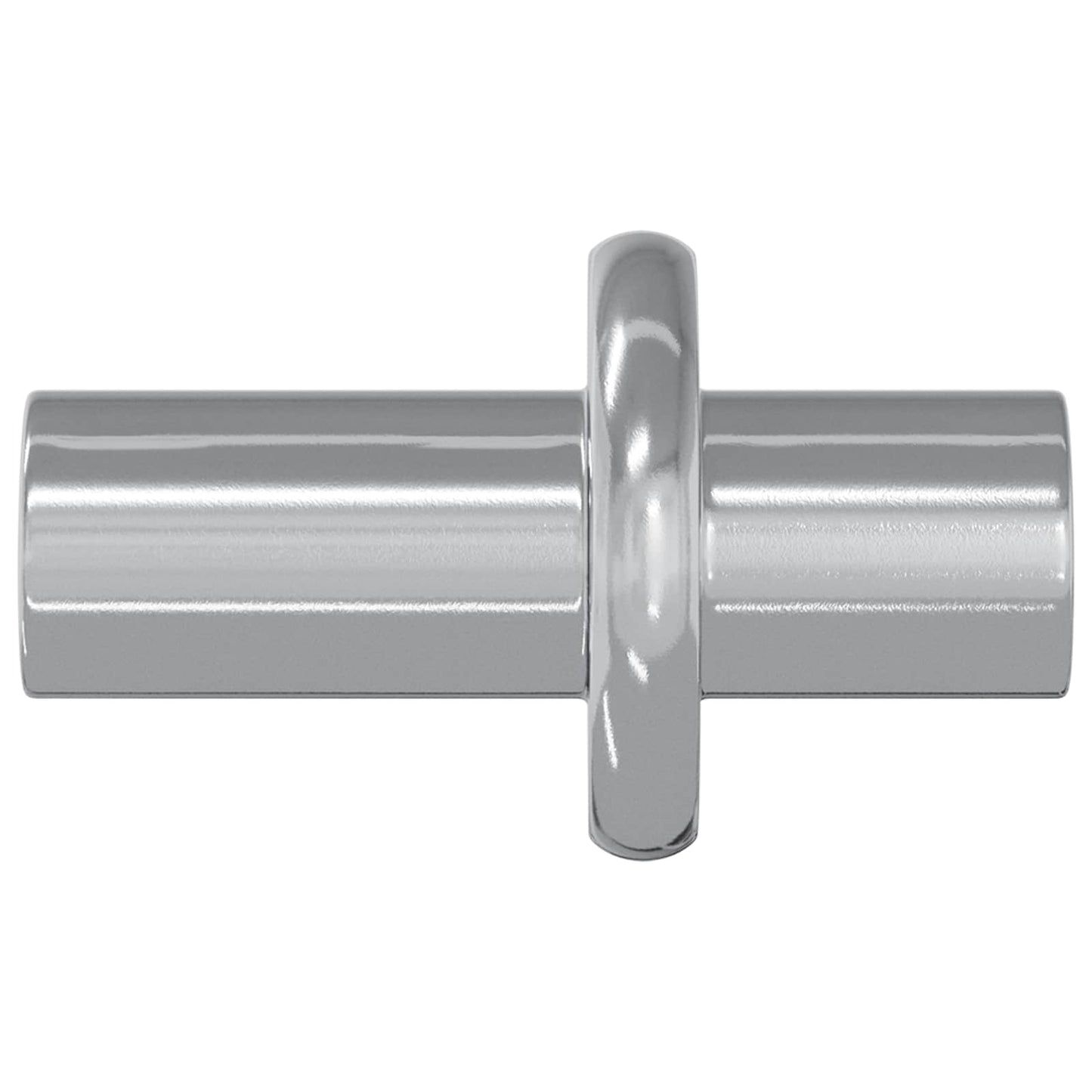 Regalstecker 2 Stk. Silber 8,6 x 8,6 x 14,6 mm Stahl