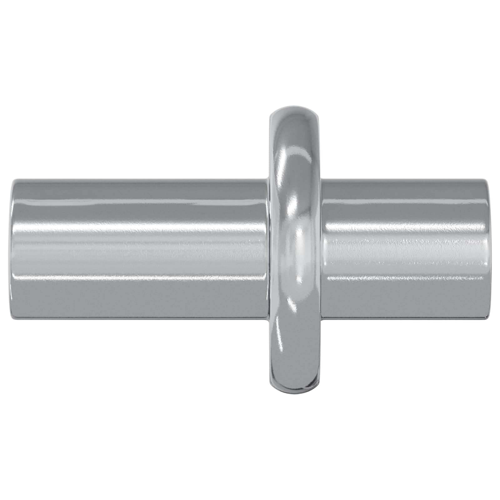 Regalstecker 2 Stk. Silber 8,6 x 8,6 x 14,6 mm Stahl
