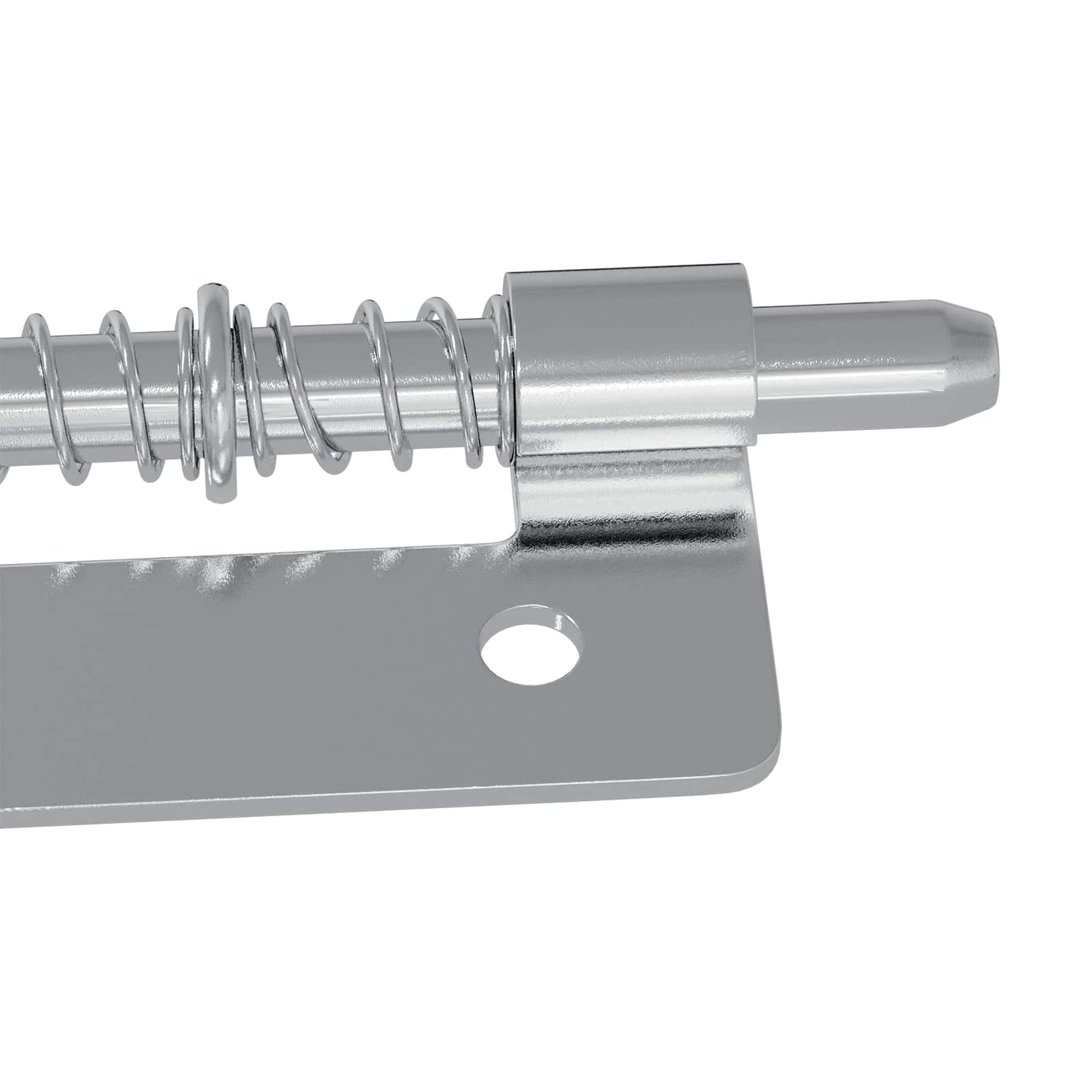 Riegel 2 Stk. Silber 46 x 17 x 1,2 mm Stahl