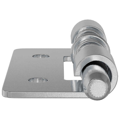Riegel 2 Stk. Silber 46 x 17 x 1,2 mm Stahl