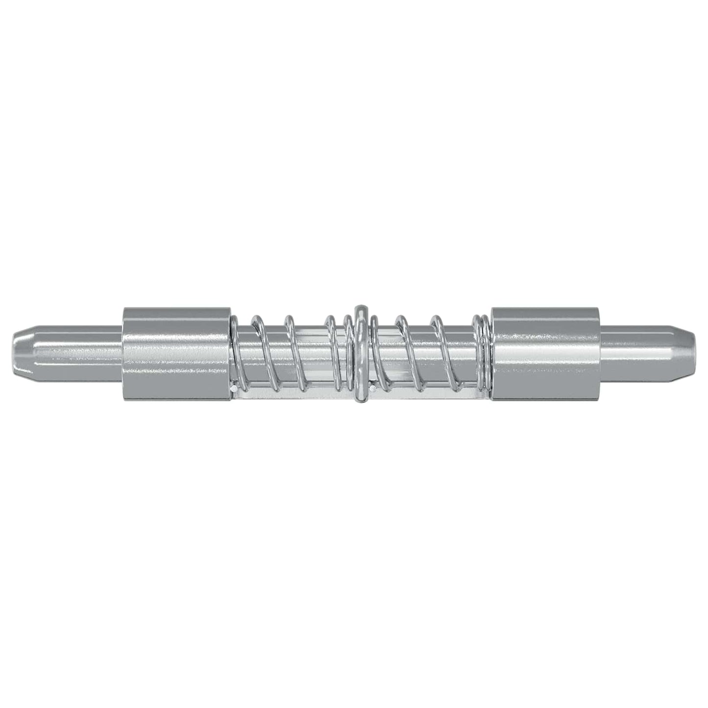 Riegel 2 Stk. Silber 46 x 17 x 1,2 mm Stahl