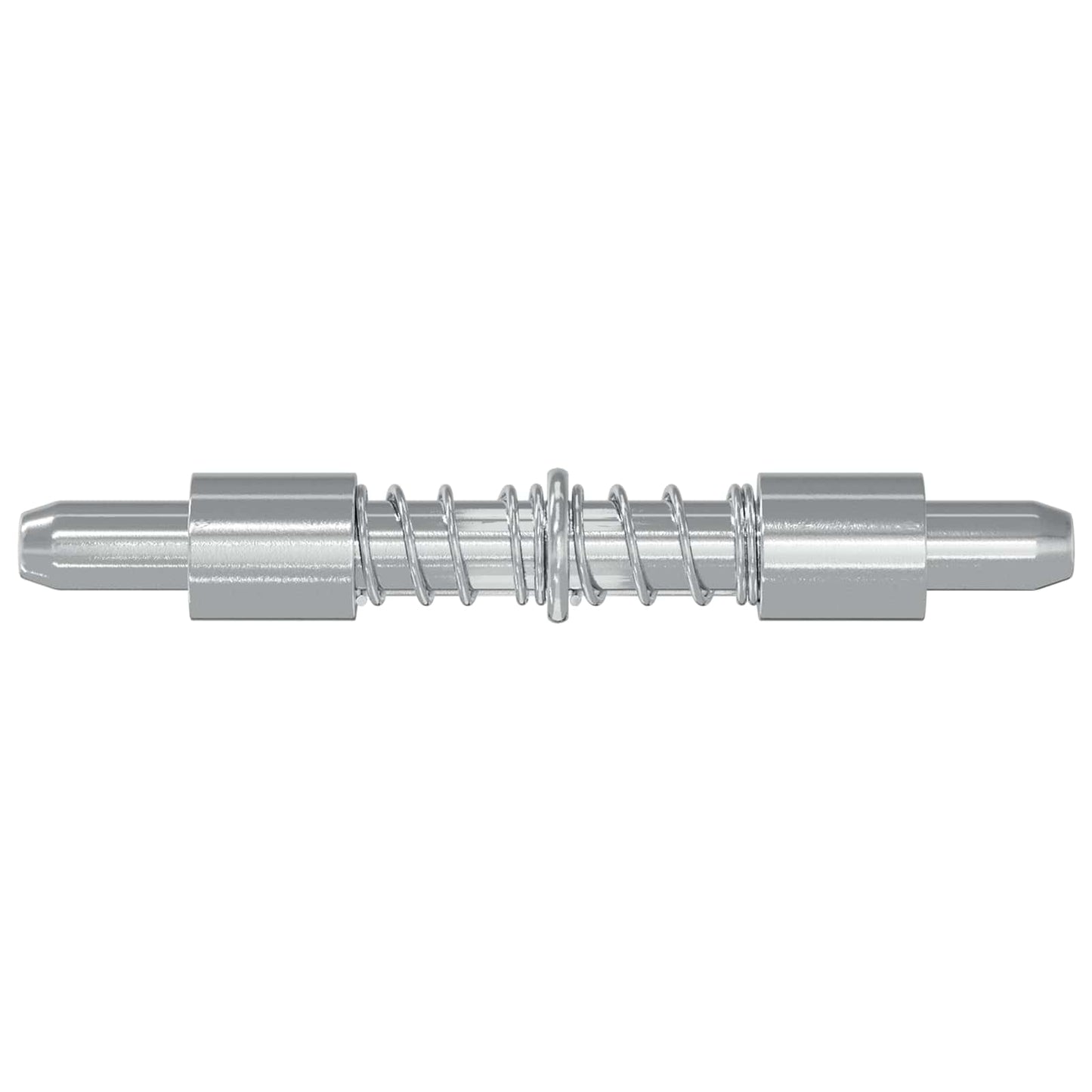 Riegel 2 Stk. Silber 46 x 17 x 1,2 mm Stahl
