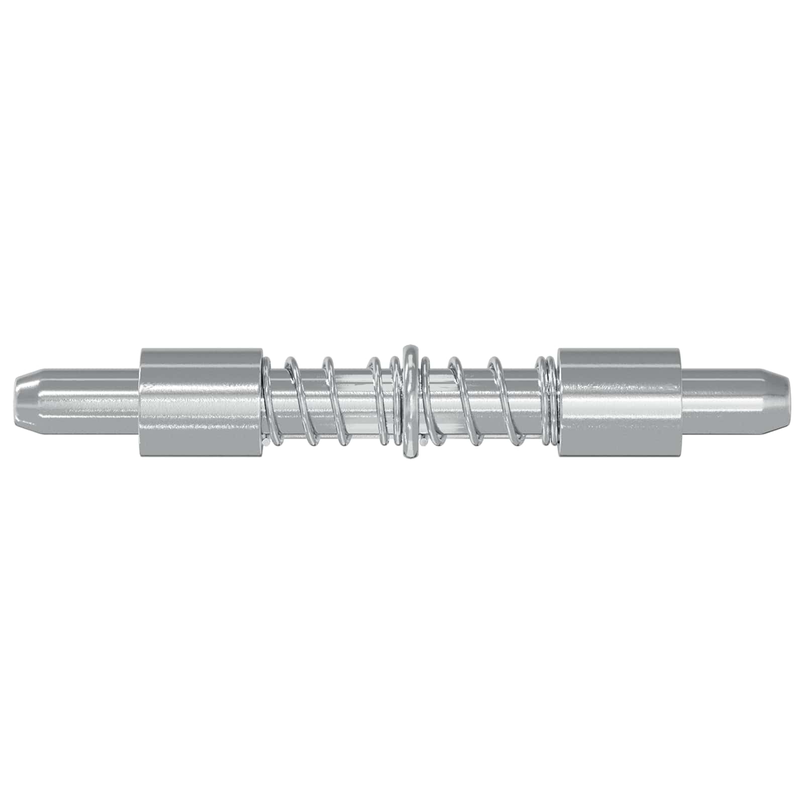 Riegel 12 Stk. Silber 46 x 17 x 1,2 mm Stahl