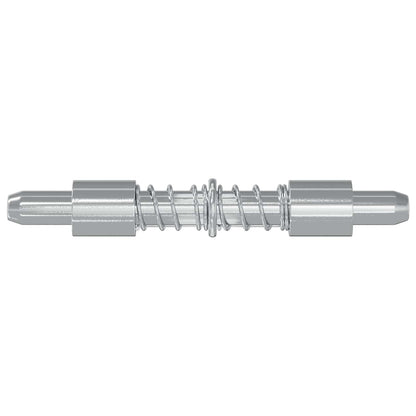 Riegel 1800 Stk. Silber 46 x 17 x 1,2 mm Stahl