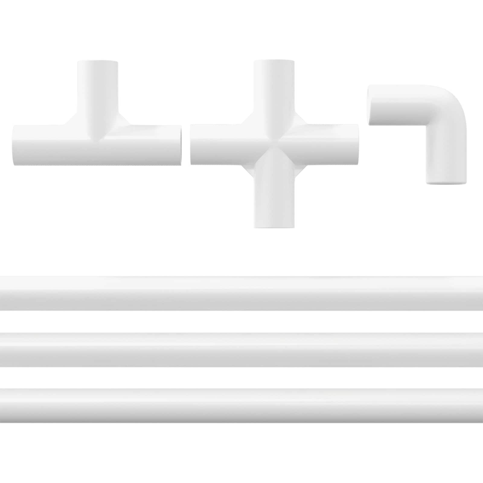 PVC Rohr 29 stk. Weiß PP und PE