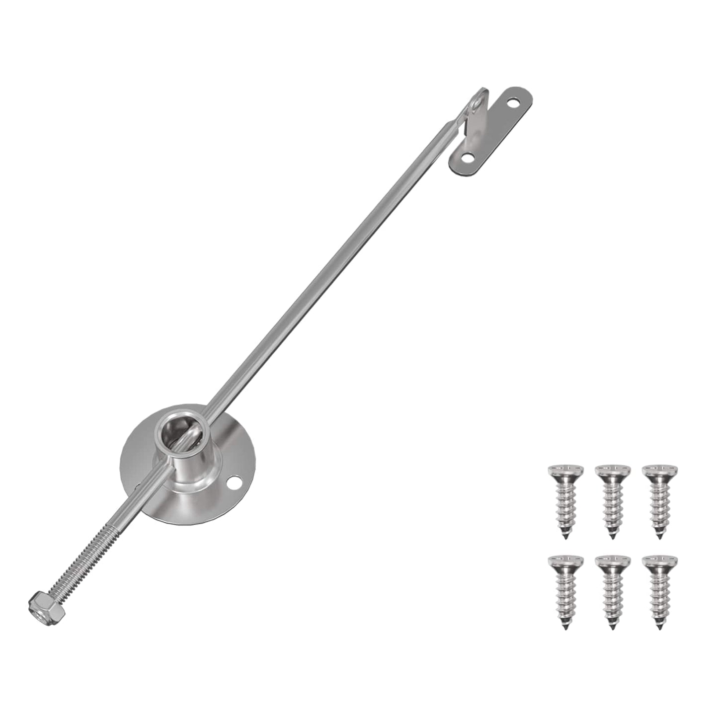 Zugstangen-Scharnier 12 stk. Silber 190 mm Metall