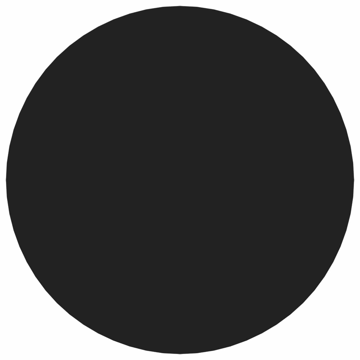 Selbstklebende Schraubenabdeckung 2 stk. Schwarz Ø 20 x 0,5 mm