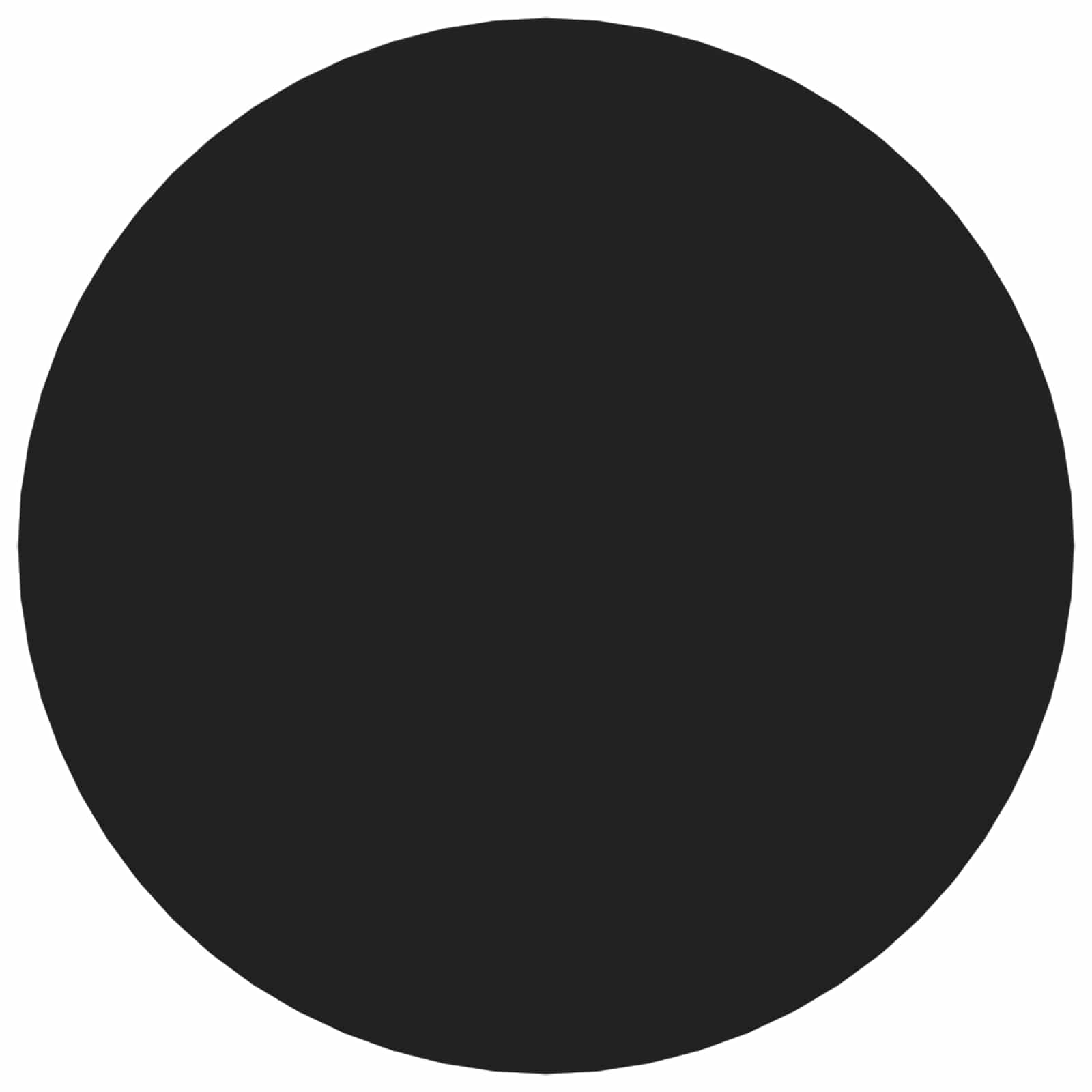 Selbstklebende Schraubenabdeckung 12 stk. Schwarz Ø 20 x 0,5 mm
