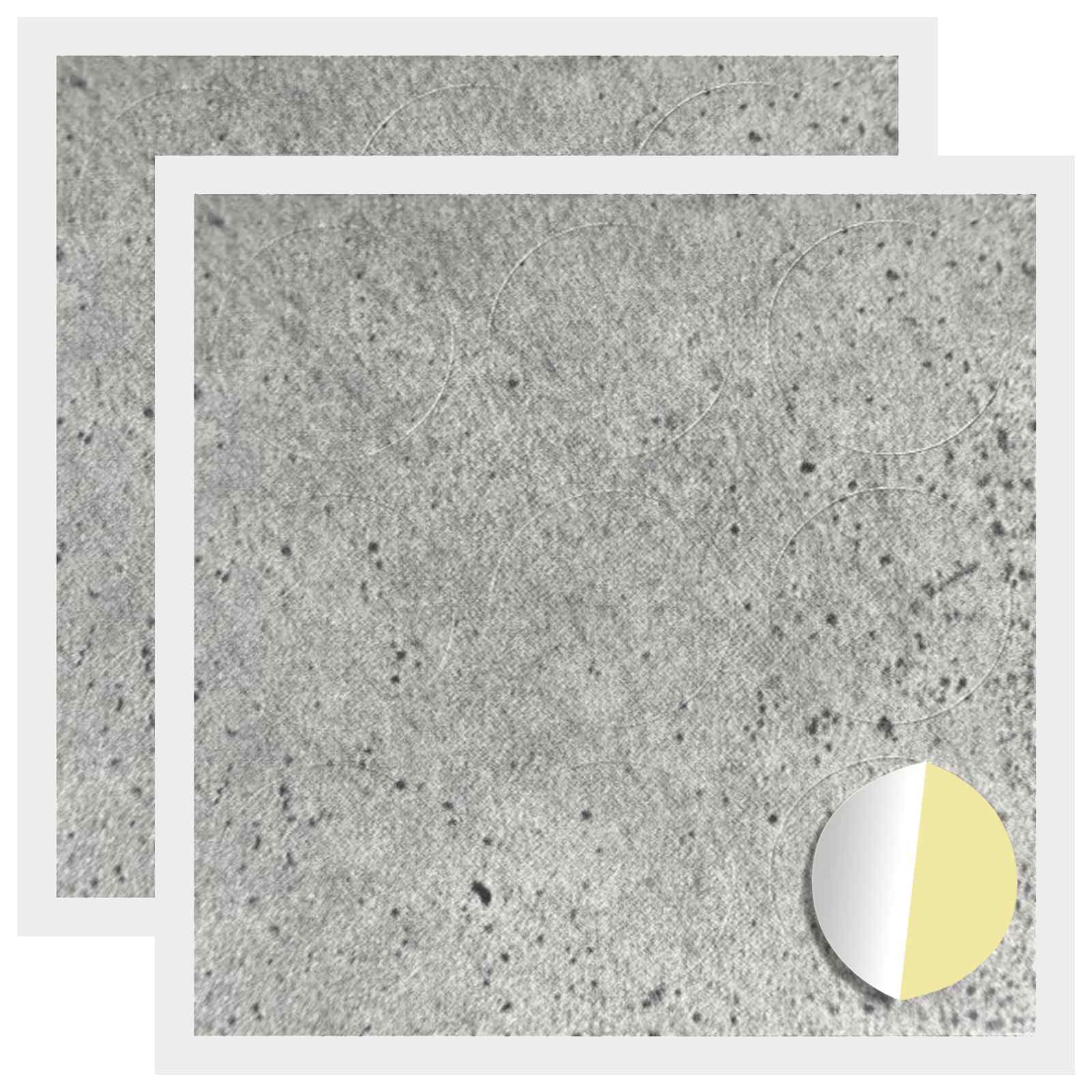 Selbstklebende Schraubenabdeckung 2 stk. Beton Grau