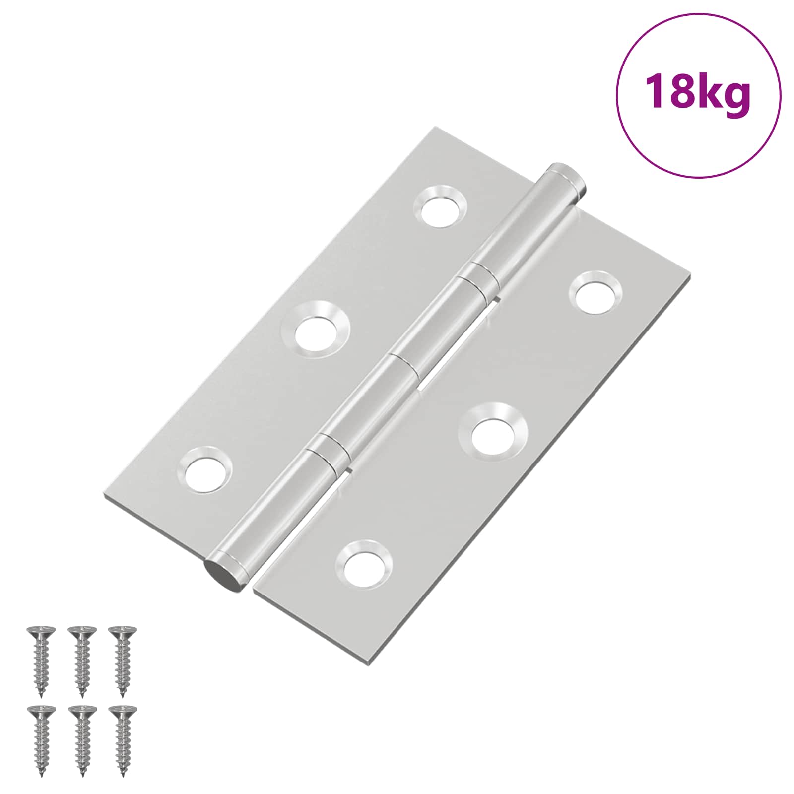 Scharnier Uni 899 Stk. Silber 58 x 35 x 1 mm Stahl