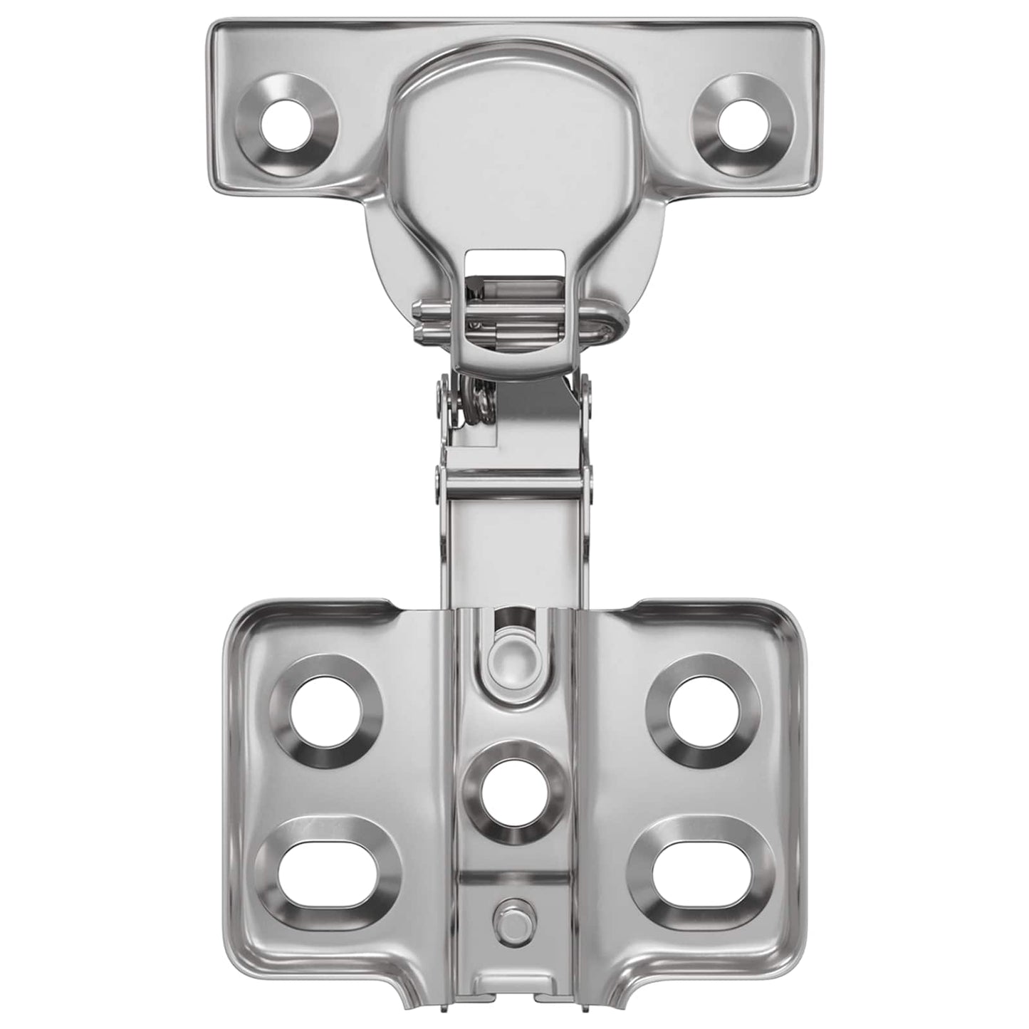 Scharnier 2 stk. Nickel 85 x 52,5 x 9,5 mm Eisen