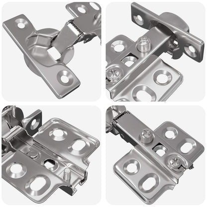 Scharnier 12 stk. Nickel 85 x 52,5 x 9,5 mm Eisen