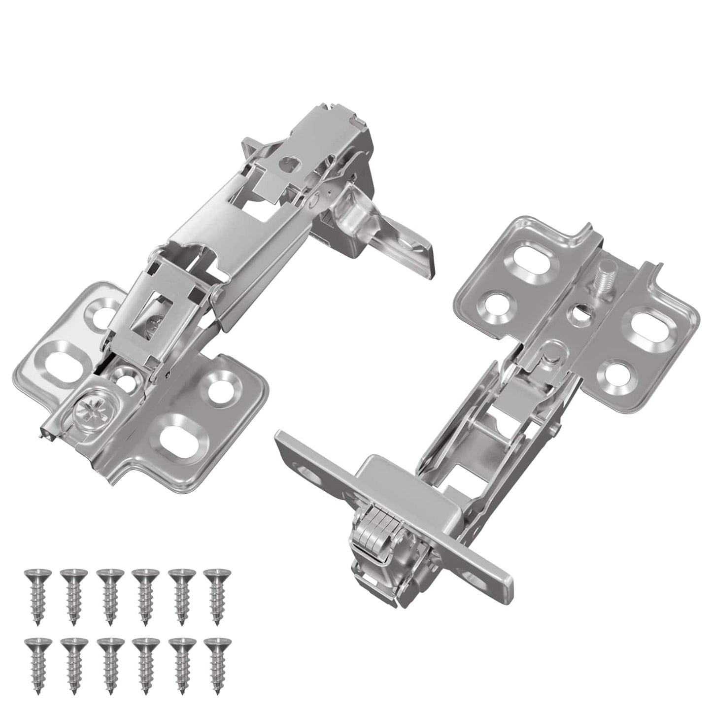 Scharnier 2 Stk. Nickel 139 x 64,1 x 10 mm Eisen