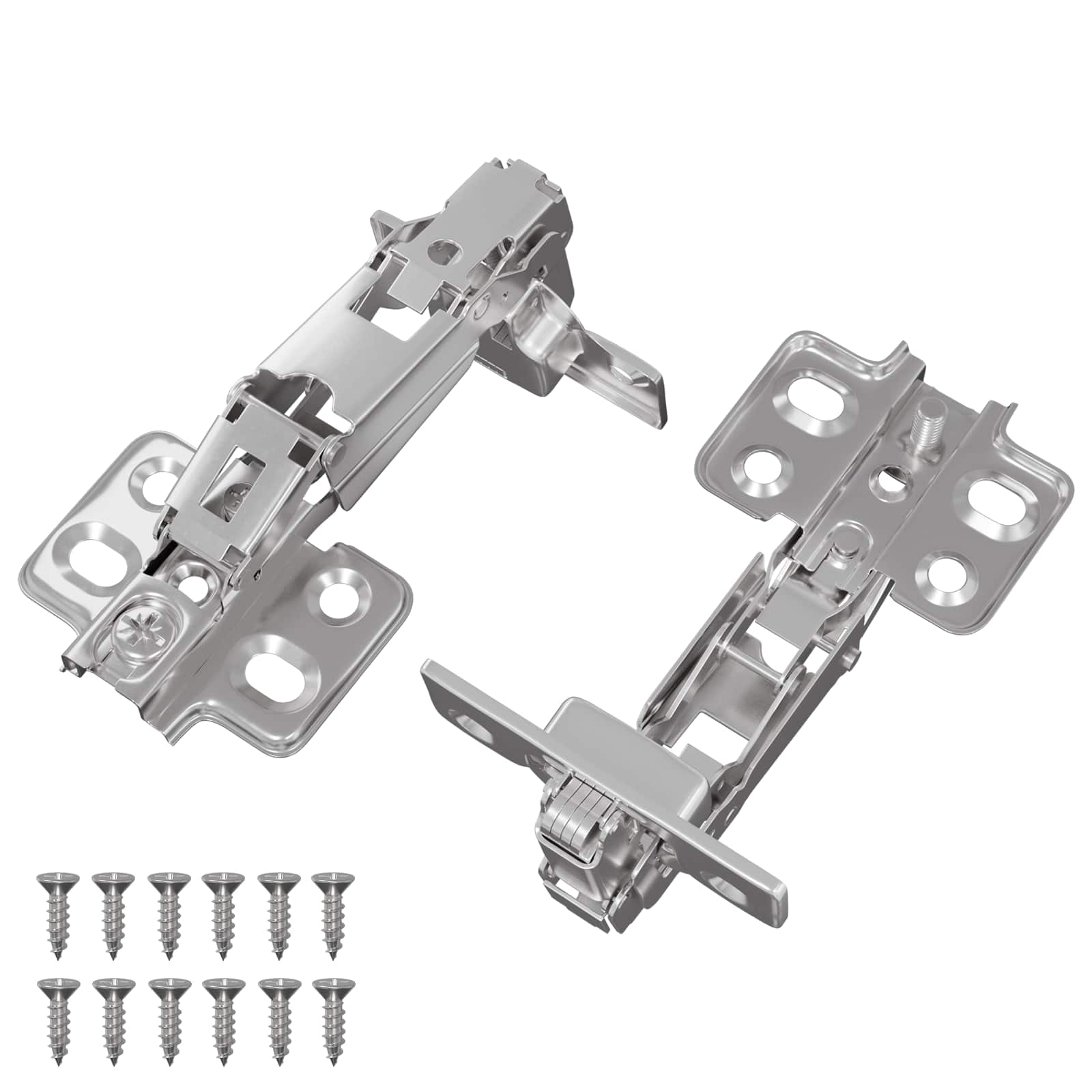 Scharnier 2 Stk. Nickel 139 x 64,1 x 10 mm Eisen