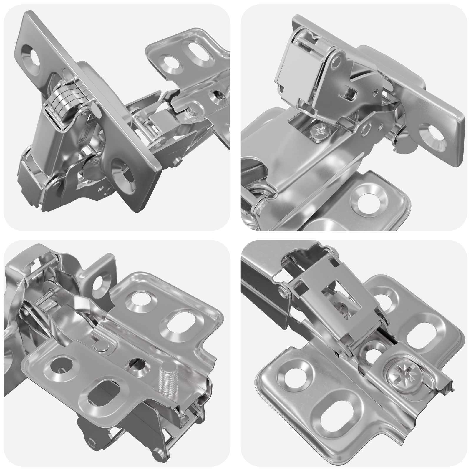 Scharnier 126 Stk. Nickel 139 x 64,1 x 10 mm Eisen