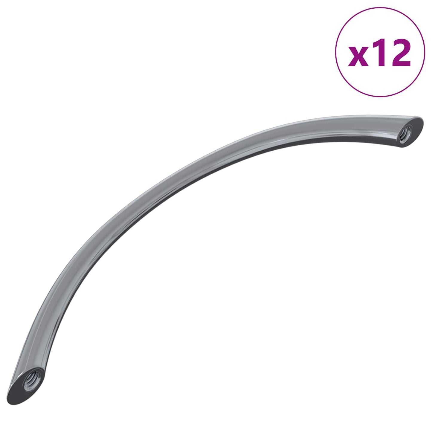 Griff 12 stk. Silber 107 x 3,6 x 23 mm Edelstahl