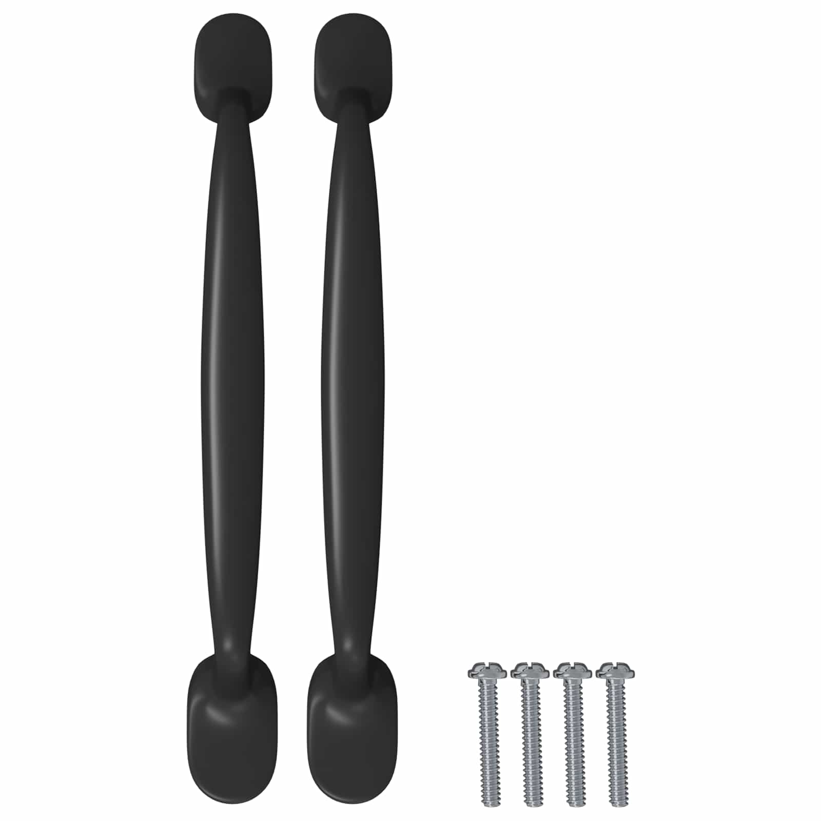 Möbelgriff 250 stk. Schwarz 130 x 19,4 x 22,3 mm Aluminium