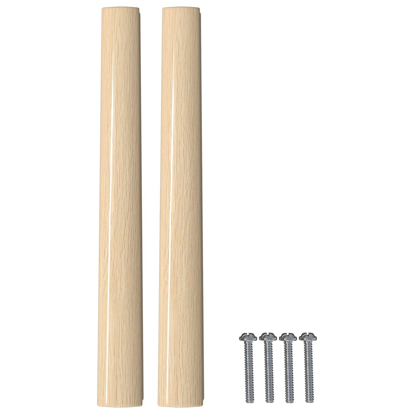 Gerader Griff 587 stk. Natürliche Holzfarbe 130 x 25 x 30 mm