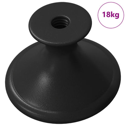 Griff 1461 Stk. Schwarz Ø30 mm Aluminium