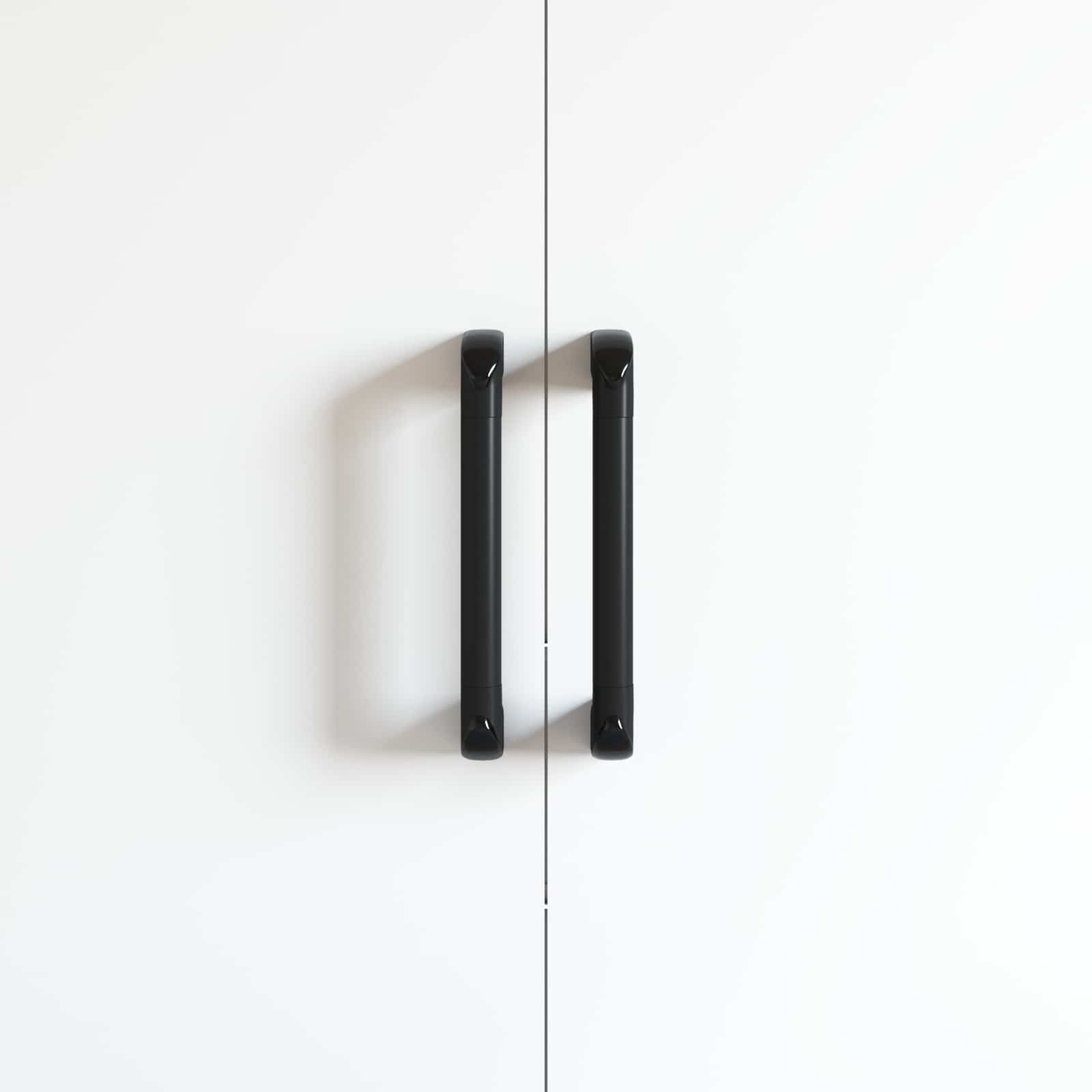 Griff Uni 69 Stk. Schwarz 380 x 34 x 85 mm Aluminium und PP