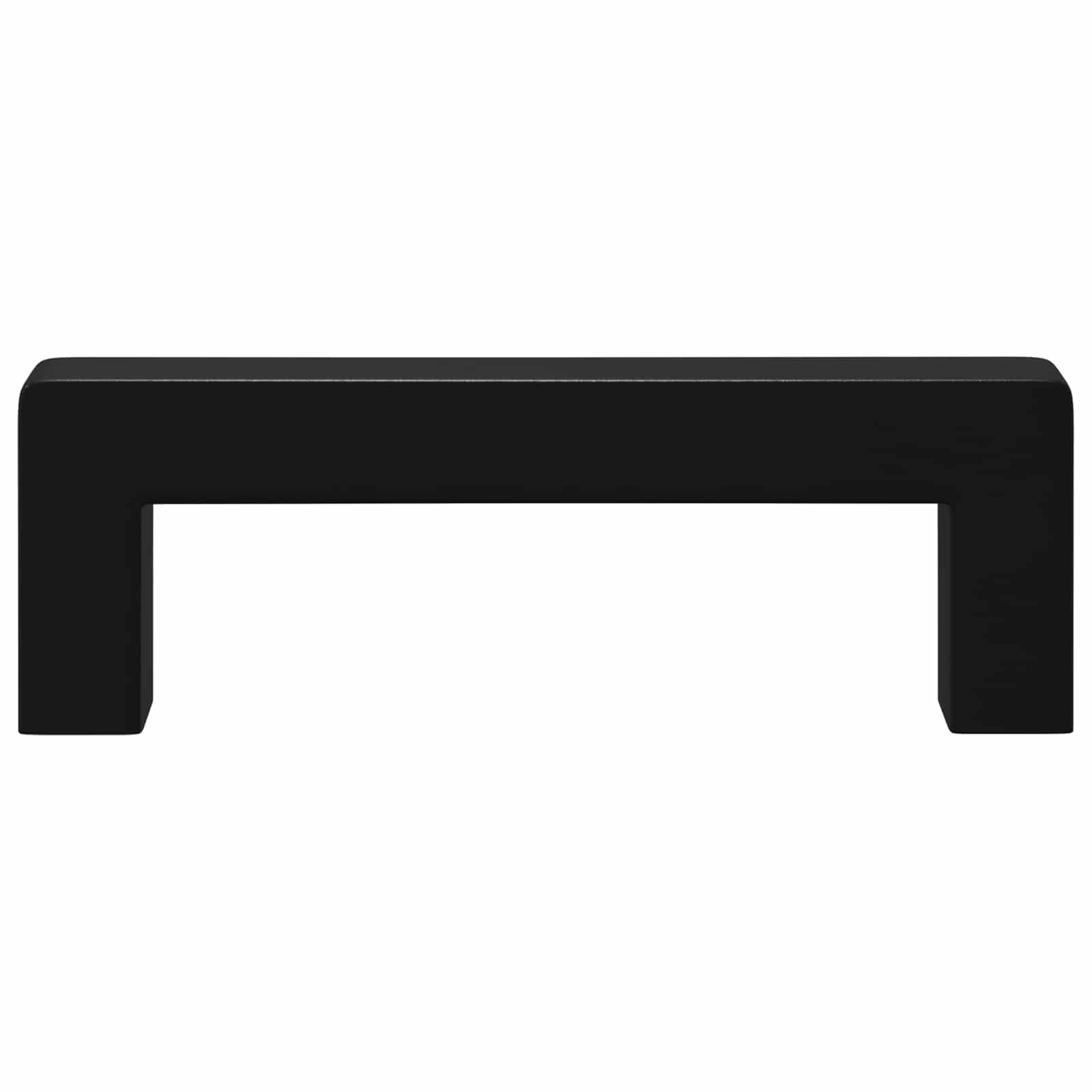 Möbelgriff 530 stk. Schwarz 105 x 12 x 36 mm Eisen