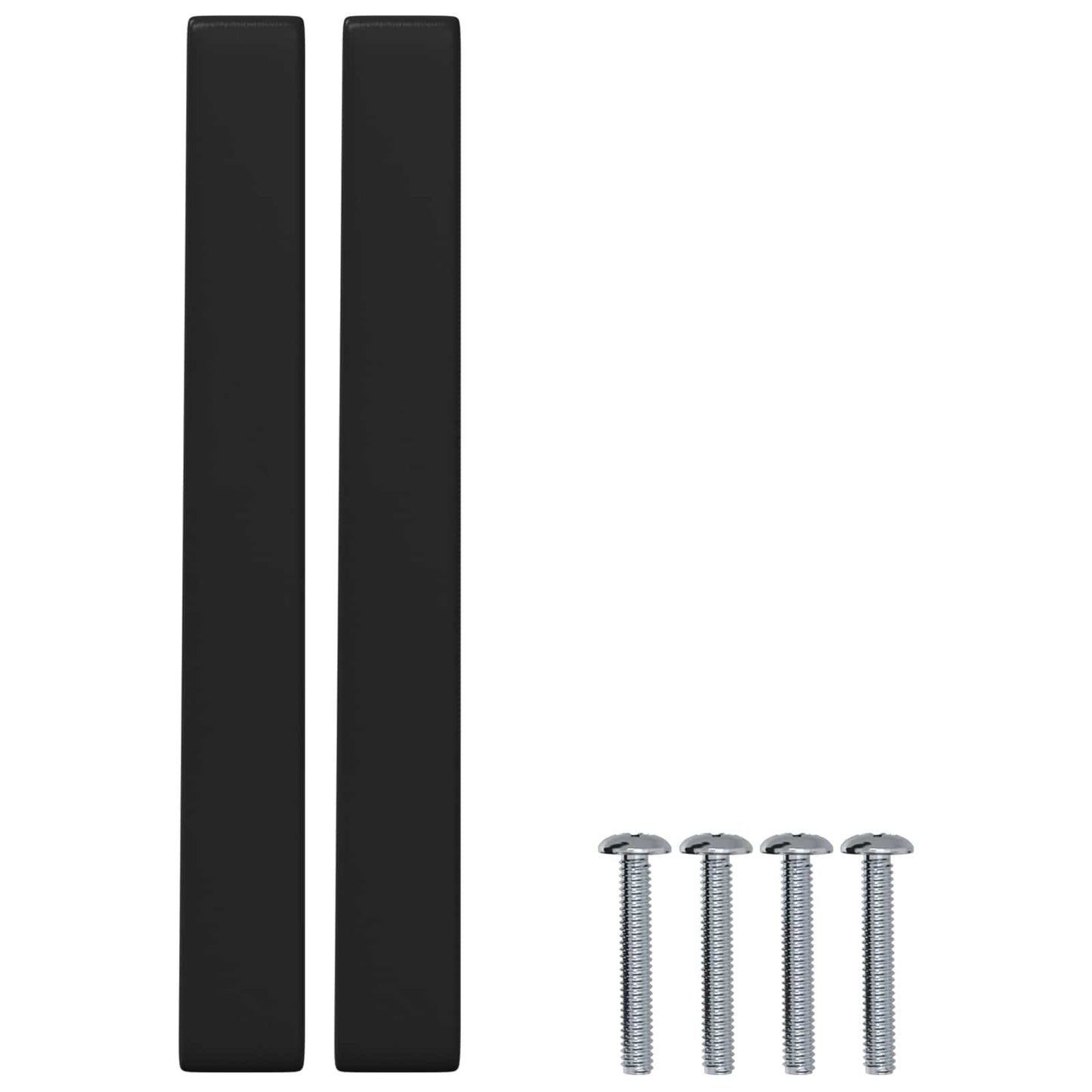 Möbelgriff 530 stk. Schwarz 105 x 12 x 36 mm Eisen