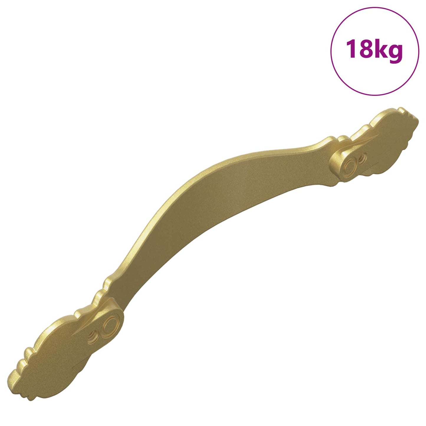 Griff 923 stk. Gold Zinklegierung