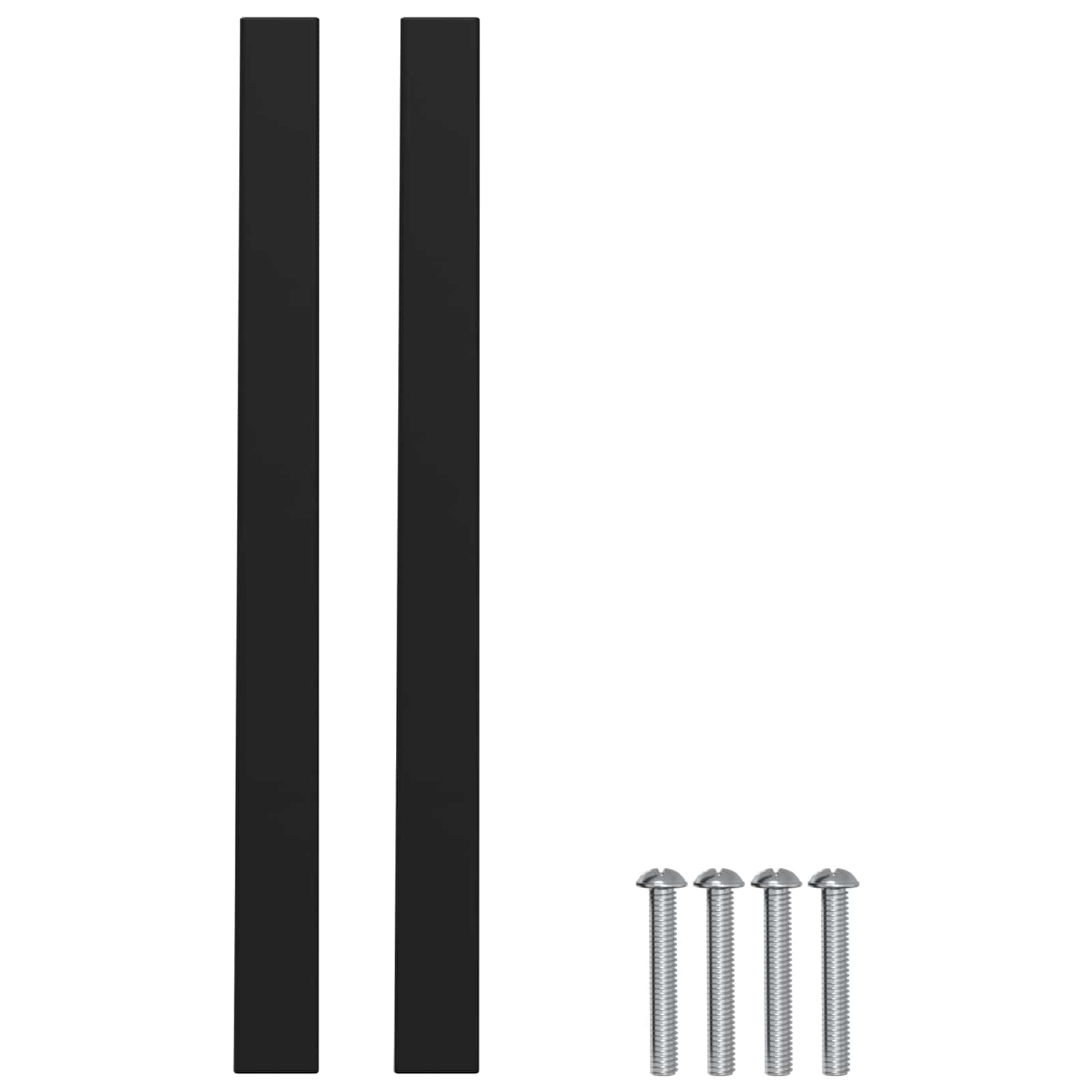 Schrankgriff 420 stk. Schwarz 150 x 12.3 x 35.2 mm Edelstahl