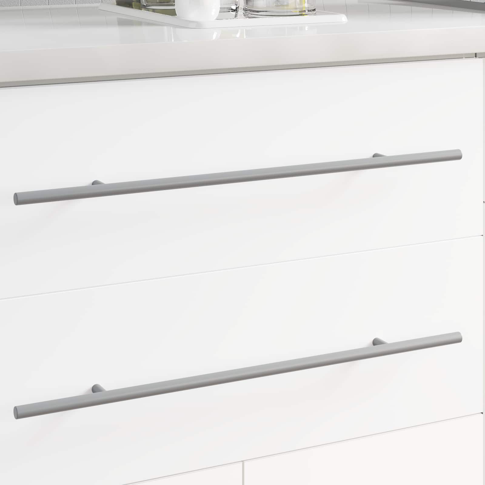 Griff 12 Stk. Silber 500 mm Stahl
