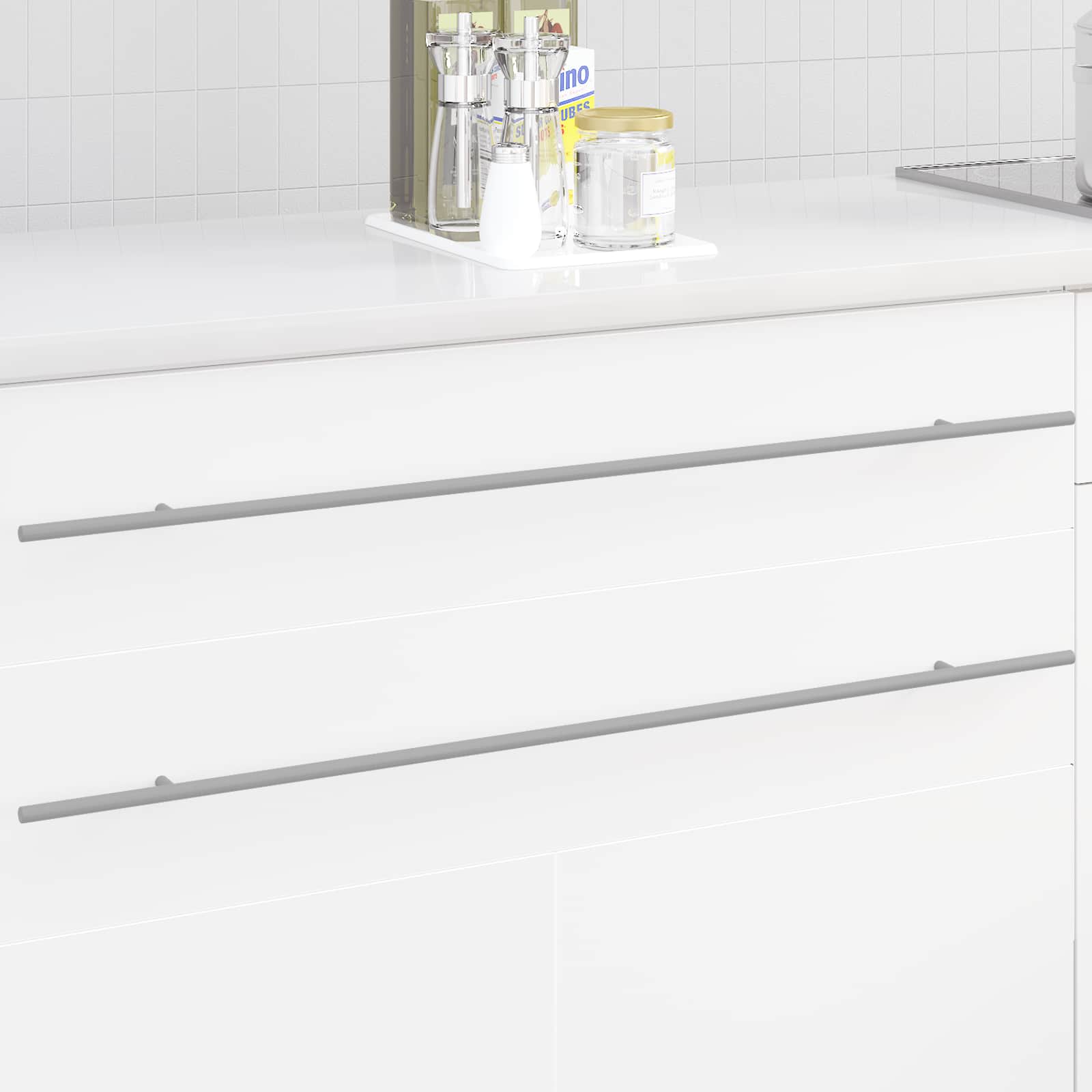 Schrankgriff 12 Stk. Silber 900 mm Edelstahl