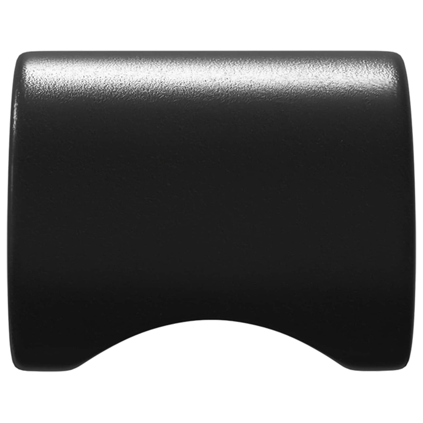 Schrankknopf 2 Stk. Schwarz 18 x 23 mm Eisen