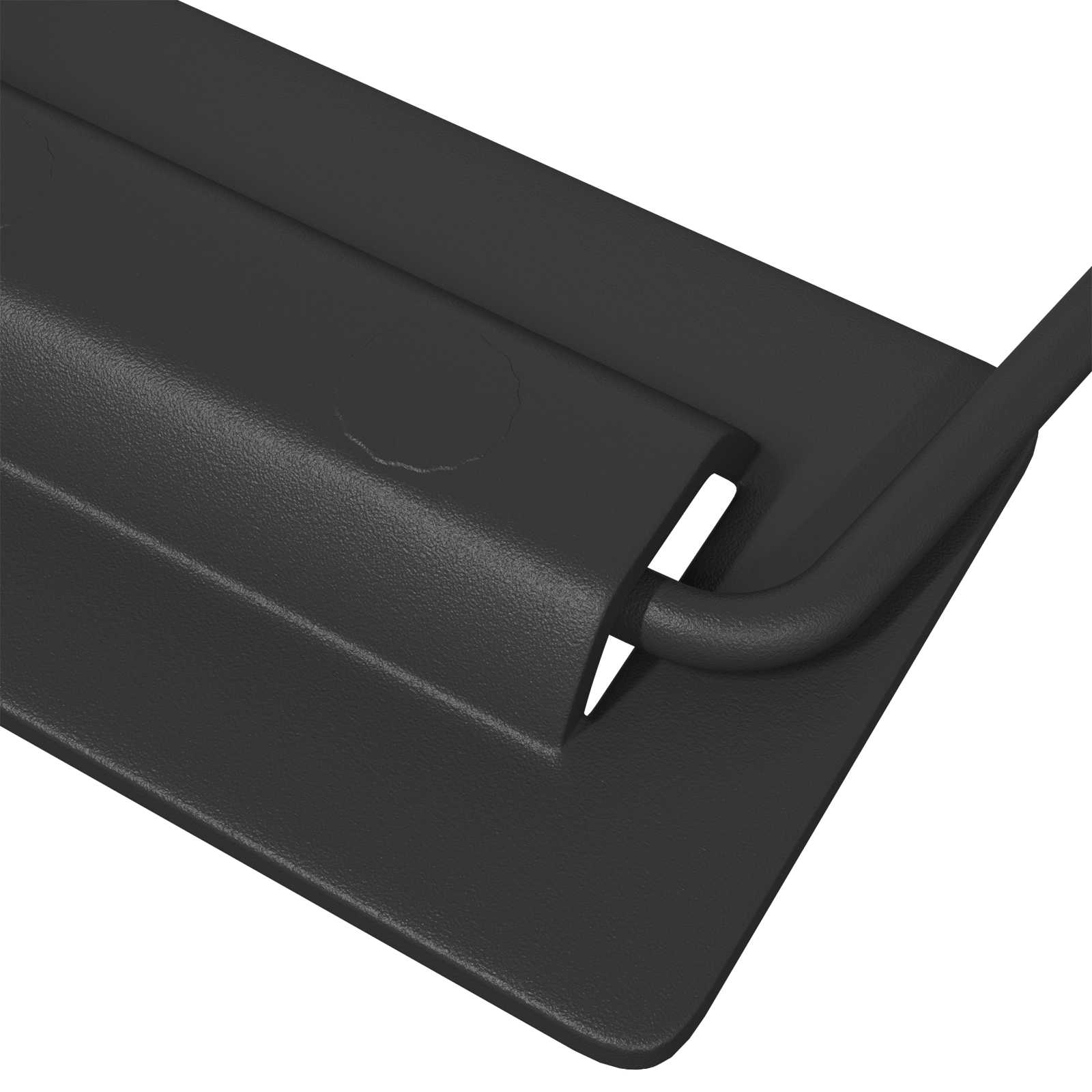 Schrankgriffe 2 stk. Schwarz 85 x 45 mm Metall