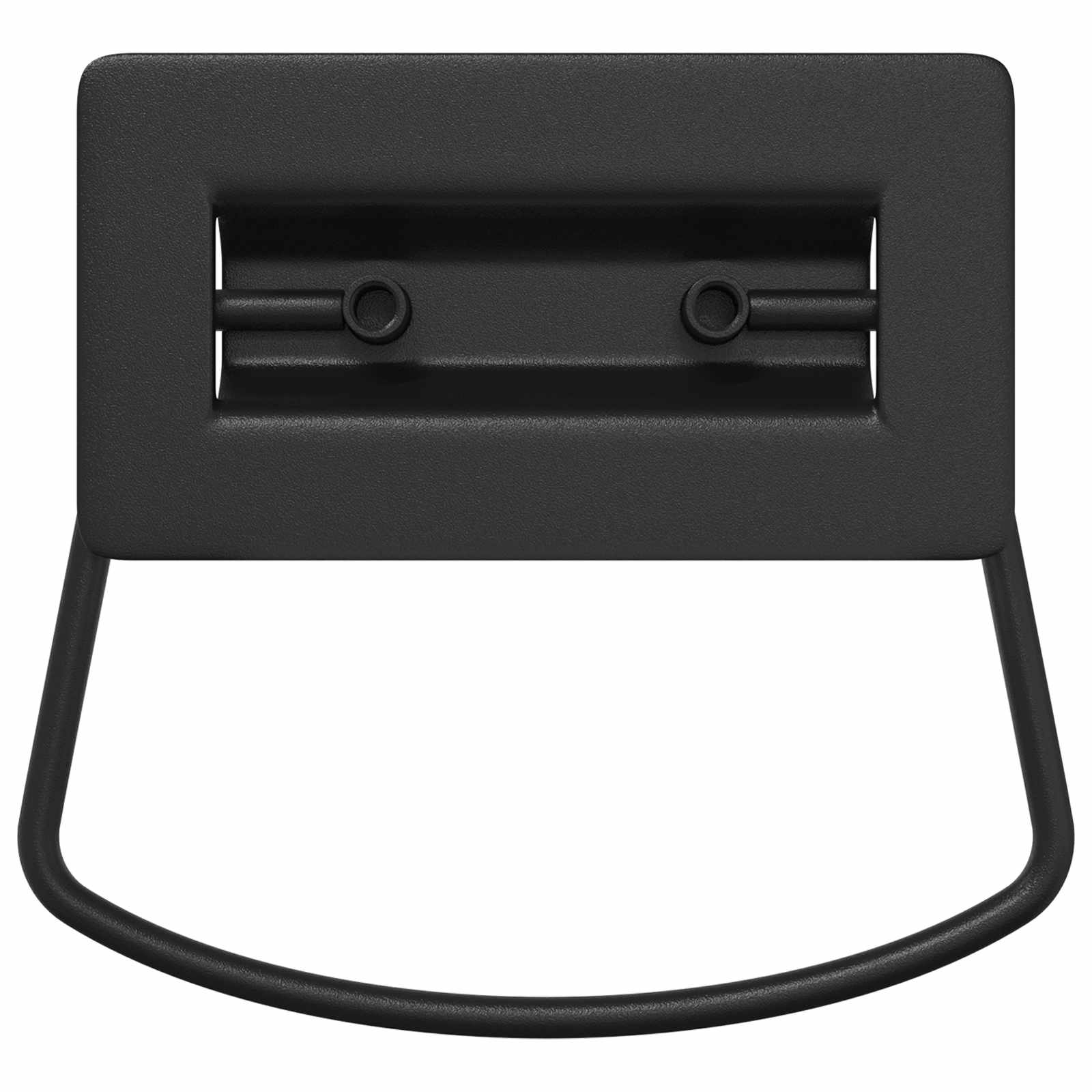 Schrankgriffe 2 stk. Schwarz 85 x 45 mm Metall
