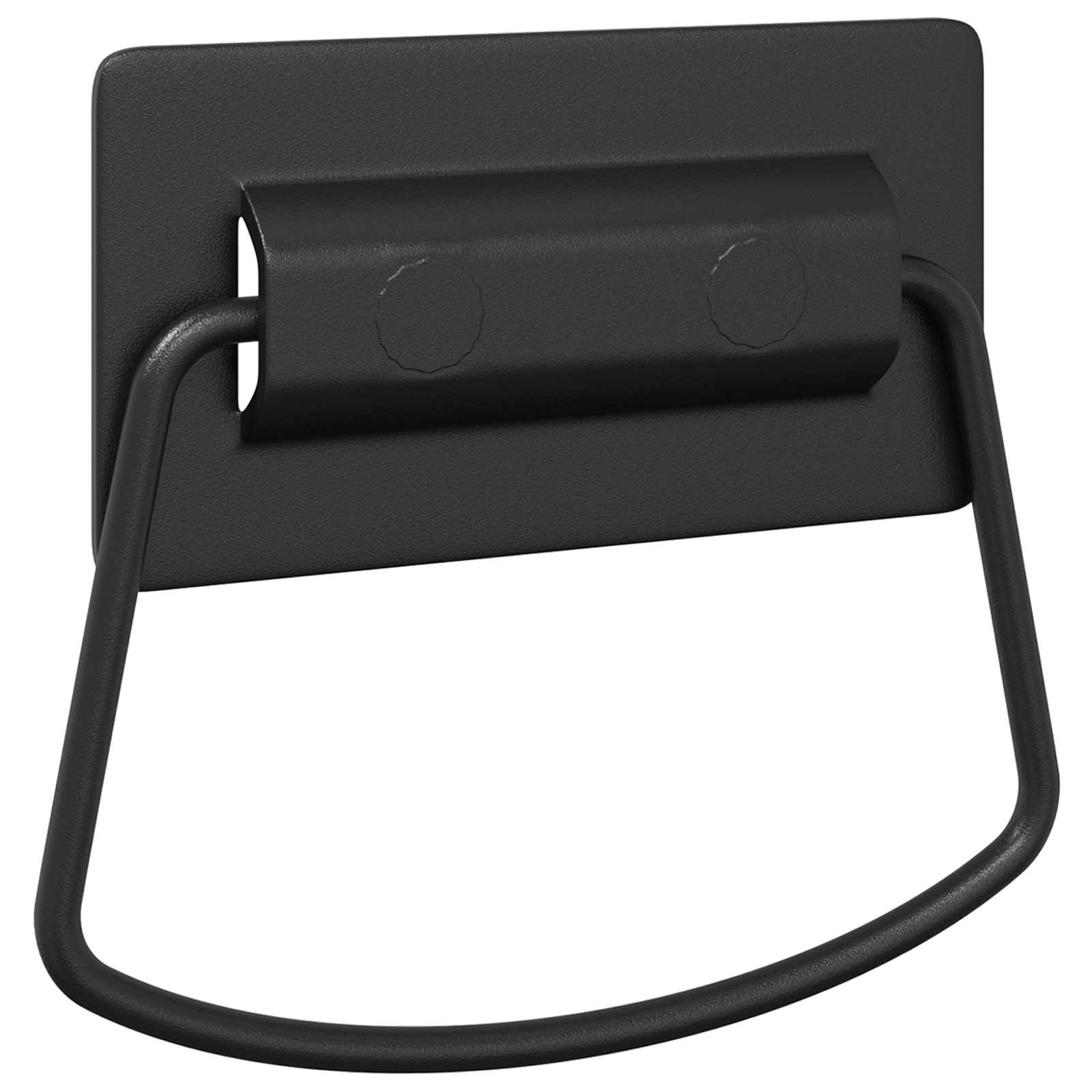 Schrankgriffe 12 stk. Schwarz 85 x 45 mm Metall