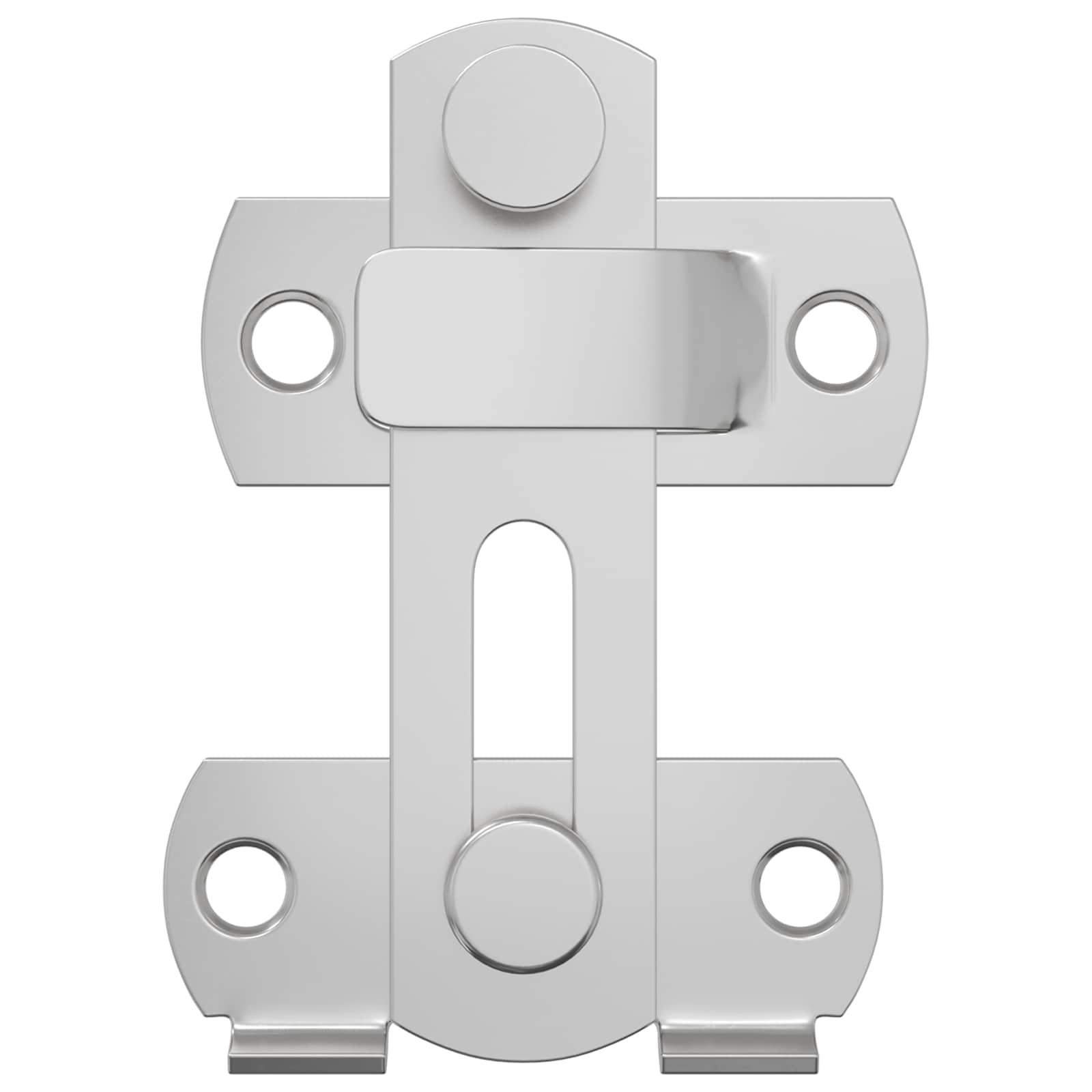 Türverschluss 12 Stk. Silber 70 x 8 mm Stahl