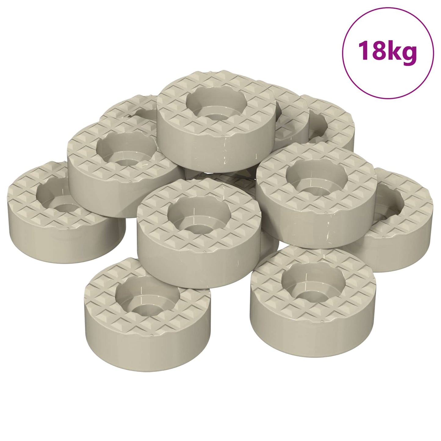 Stuhlbein Bodenbeschützer 18000 stk. Transparent Ø 15 x 16 mm