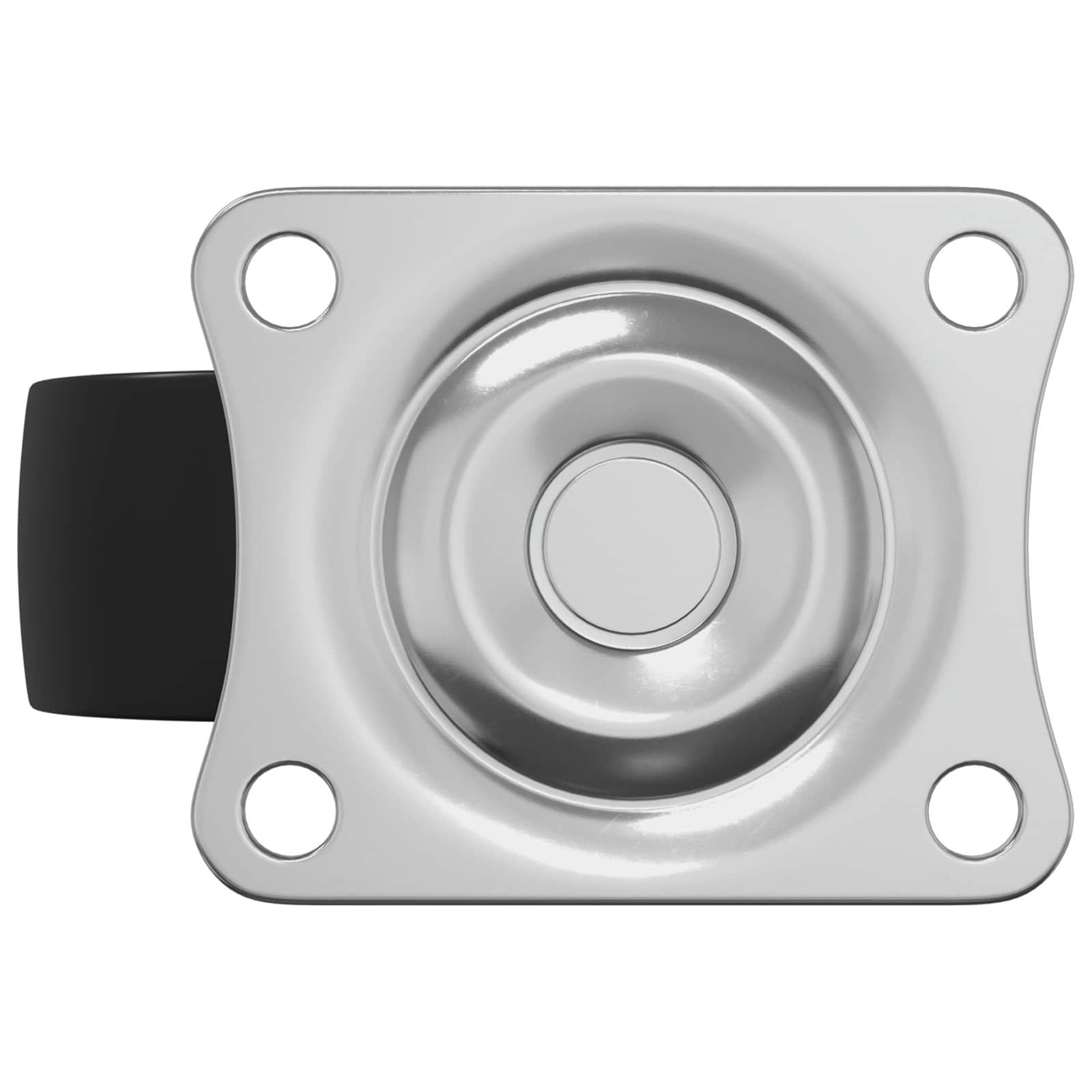 Drehrolle 2 Stk. Silber 60 x 60 x 50 mm Eisen und Nylon