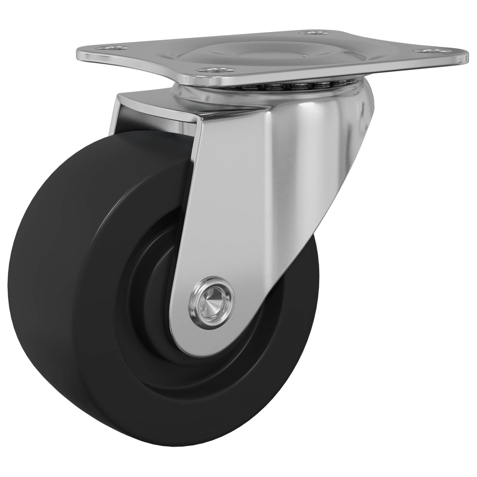 Drehrolle 12 Stk. Silber 60 x 60 x 50 mm Eisen und Nylon