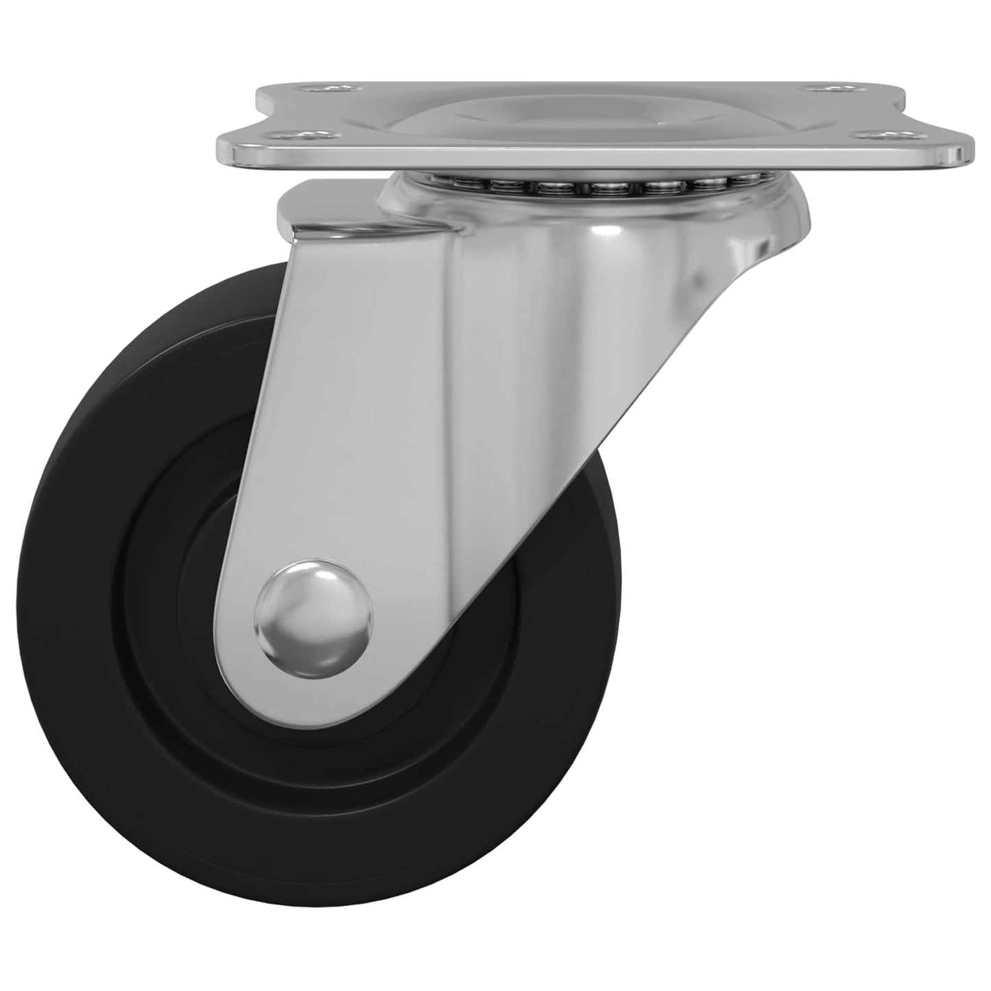 Drehrolle 12 Stk. Silber 60 x 60 x 50 mm Eisen und Nylon